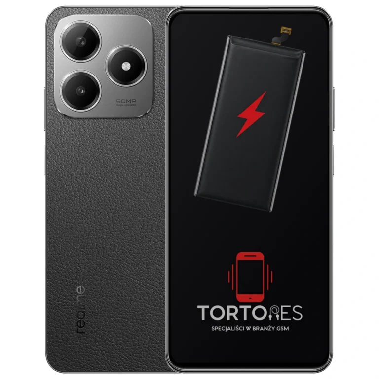 Realme C63 z ilustracją baterii - wymiana baterii