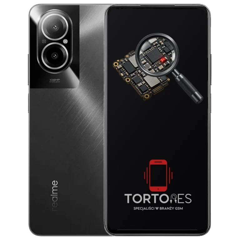 Realme C67 4G z symbolem diagnostyki - diagnoza telefonu