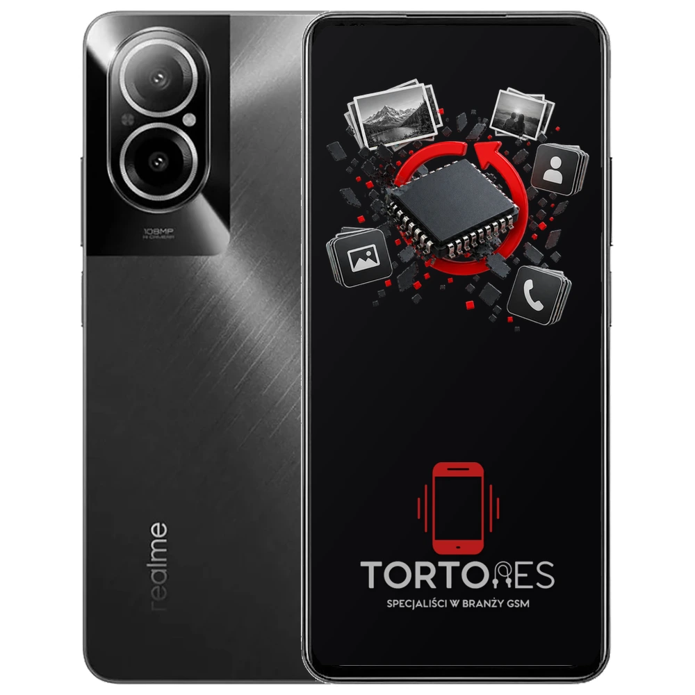 Realme C67 4G z ilustracją odzyskiwania danych - odzyskiwanie danych