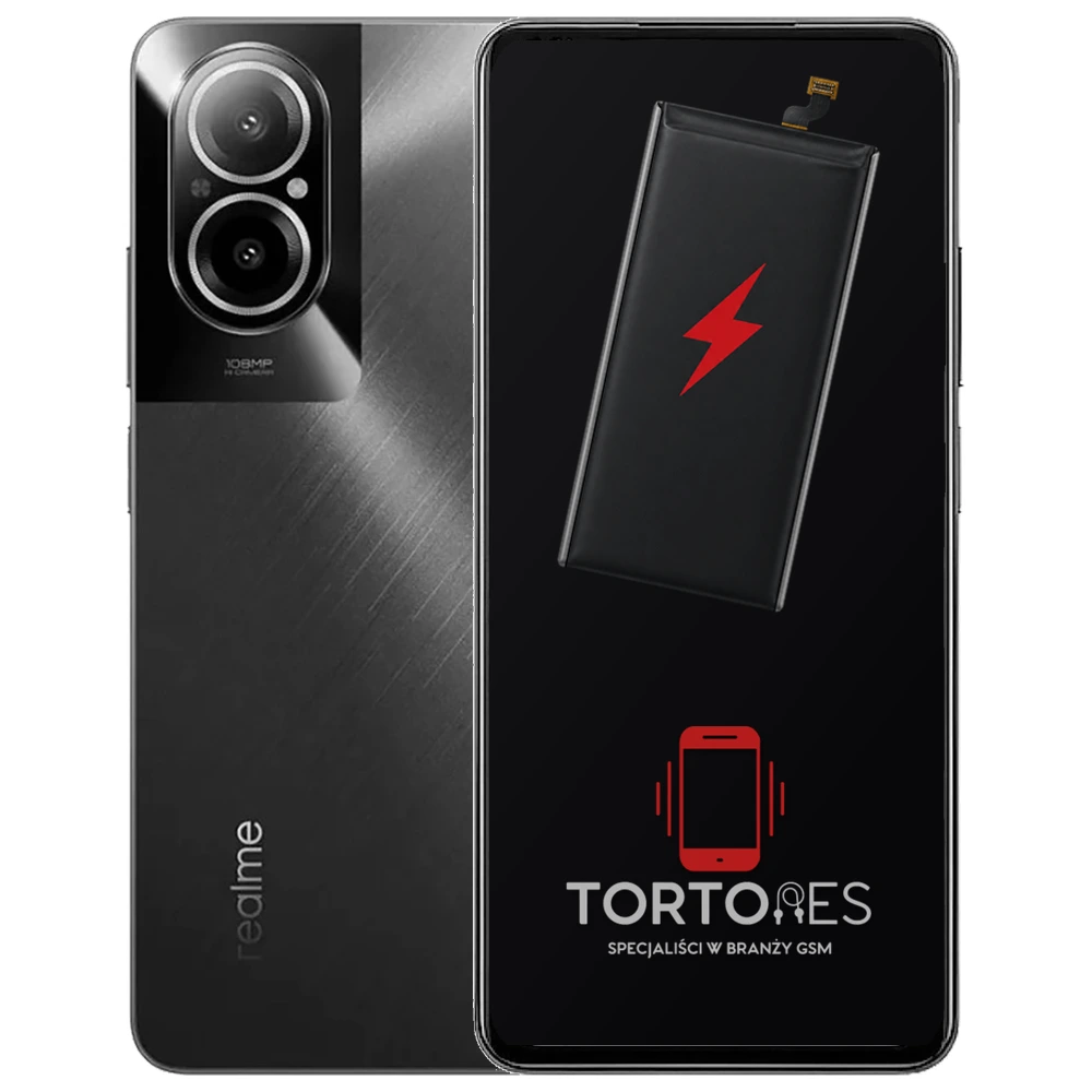 Realme C67 4G z ilustracją baterii - wymiana baterii