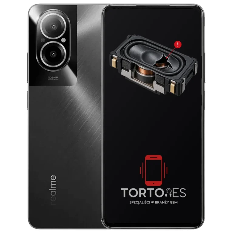 Realme C67 4G z symbolem głośnika multimedialnego - wymiana głośnika multimedialnego