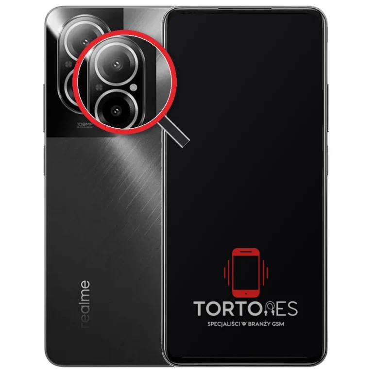 Realme C67 4G z lupą na tylnych aparatach - wymiana tylnej kamery