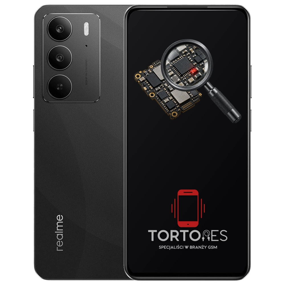 Realme C75 z symbolem diagnostyki - diagnoza telefonu