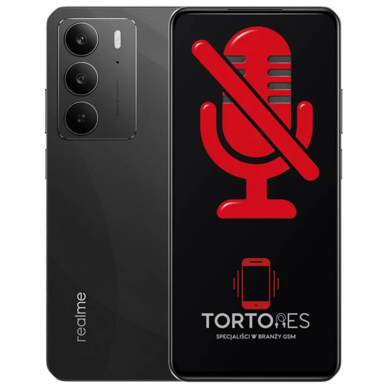 Realme C75 z symbolem mikrofonu - naprawa mikrofonu