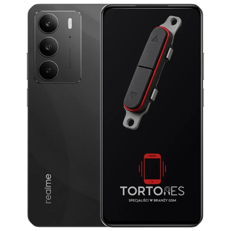Realme C75 z symbolem przycisków - naprawa przycisków włączania i głośności