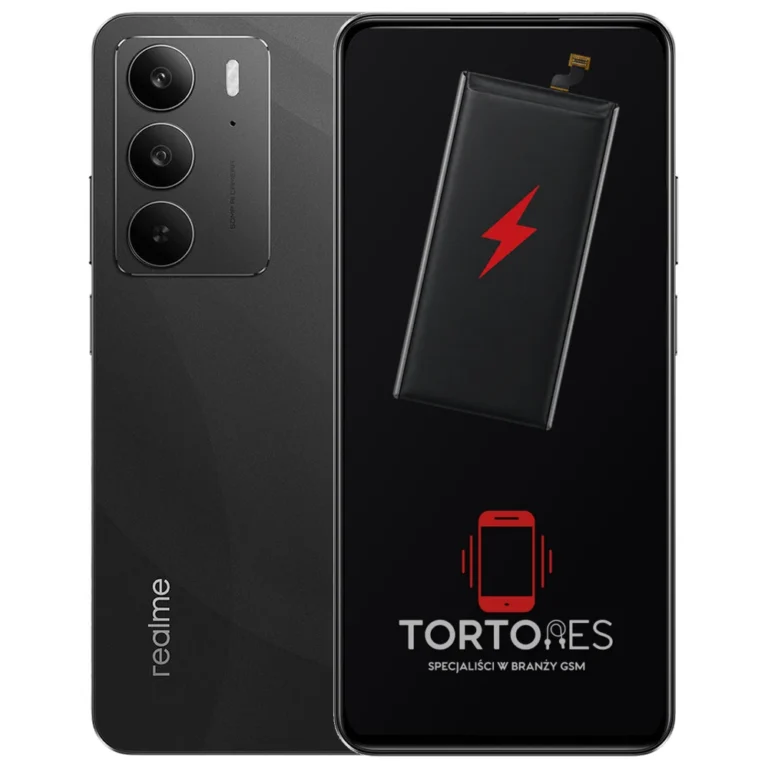 Realme C75 z ilustracją baterii - wymiana baterii