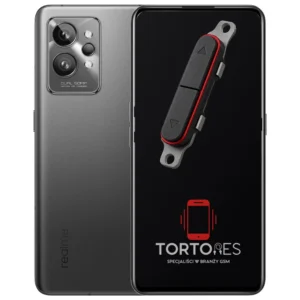 Realme GT 2 z symbolem przycisków - naprawa przycisków włączania i głośności