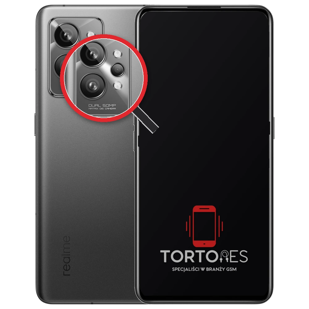 Realme GT 2 z lupą na tylnych aparatach - wymiana tylnej kamery