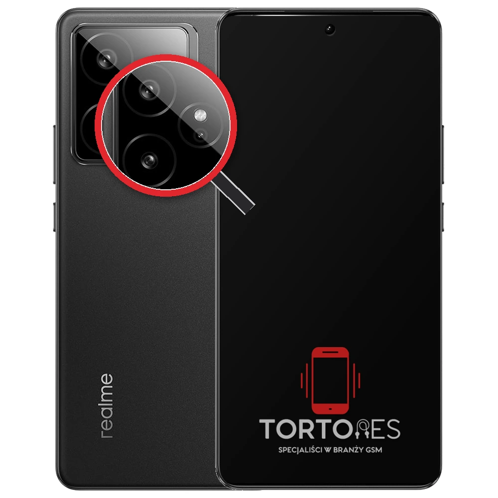 Realme GT 7 z lupą na tylnych aparatach - wymiana tylnej kamery