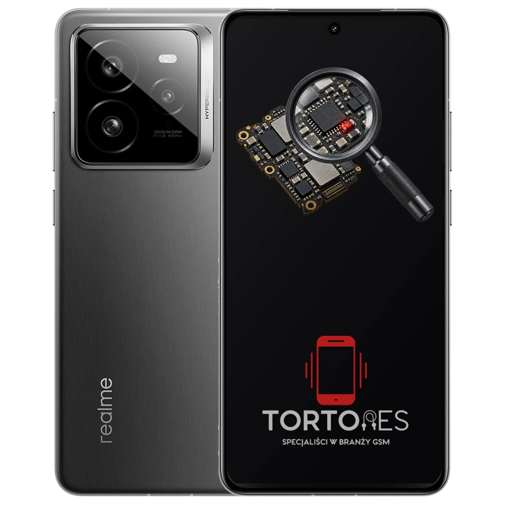 Realme GT 7 Pro z symbolem diagnostyki - diagnoza telefonu