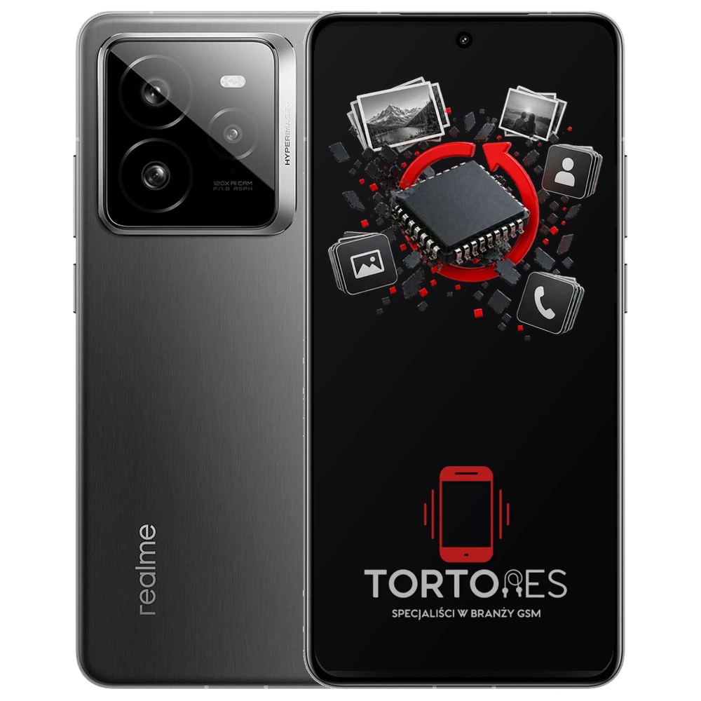 Realme GT 7 Pro z ilustracją odzyskiwania danych - odzyskiwanie danych