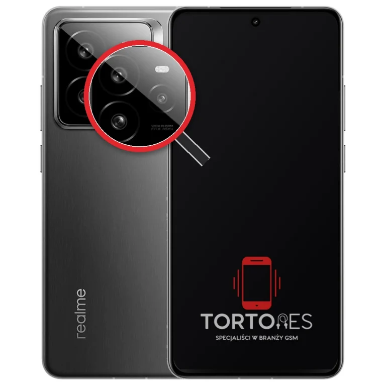 Realme GT 7 Pro z lupą na tylnych aparatach - wymiana tylnej kamery