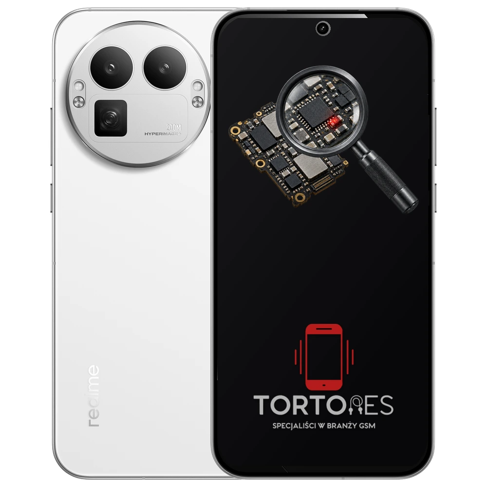Realme GT 8 Pro z symbolem diagnostyki - diagnoza telefonu