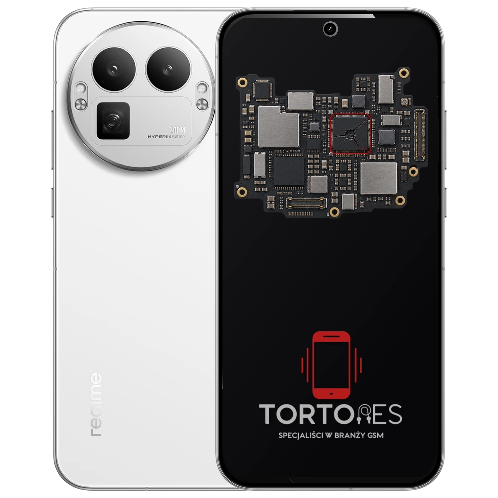 Realme GT 8 Pro z ilustracją płyty głównej - naprawa płyty głównej