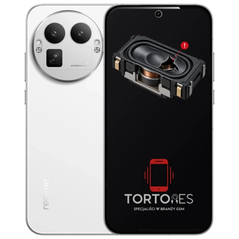 Realme GT 8 Pro z symbolem głośnika multimedialnego - wymiana głośnika multimedialnego