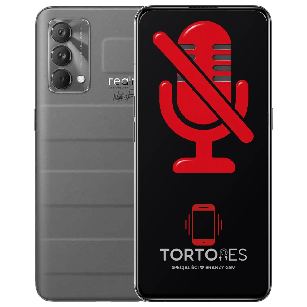 Realme GT Master Edition z symbolem mikrofonu - naprawa mikrofonu
