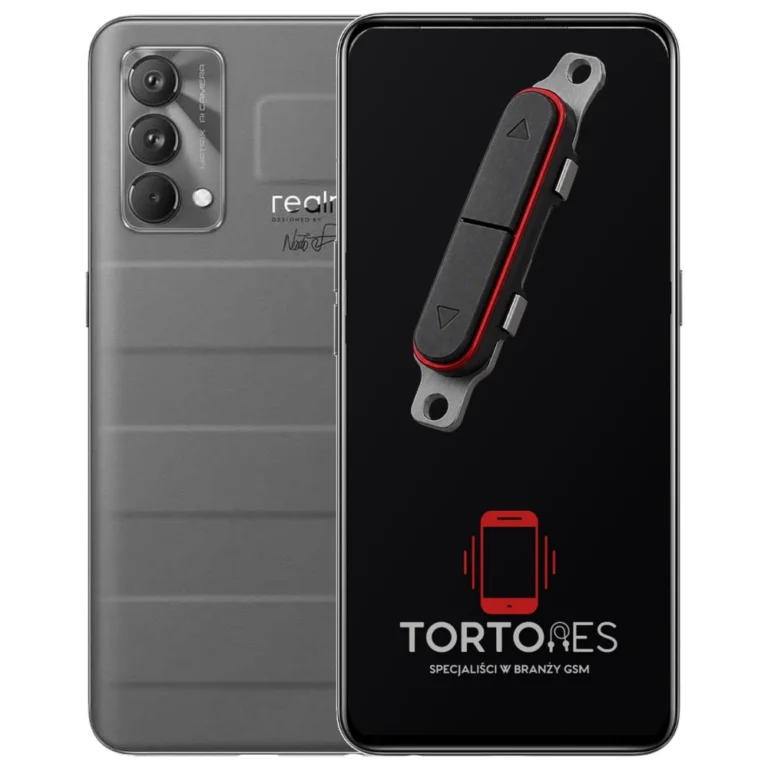 Realme GT Master Edition z symbolem przycisków - naprawa przycisków włączania i głośności