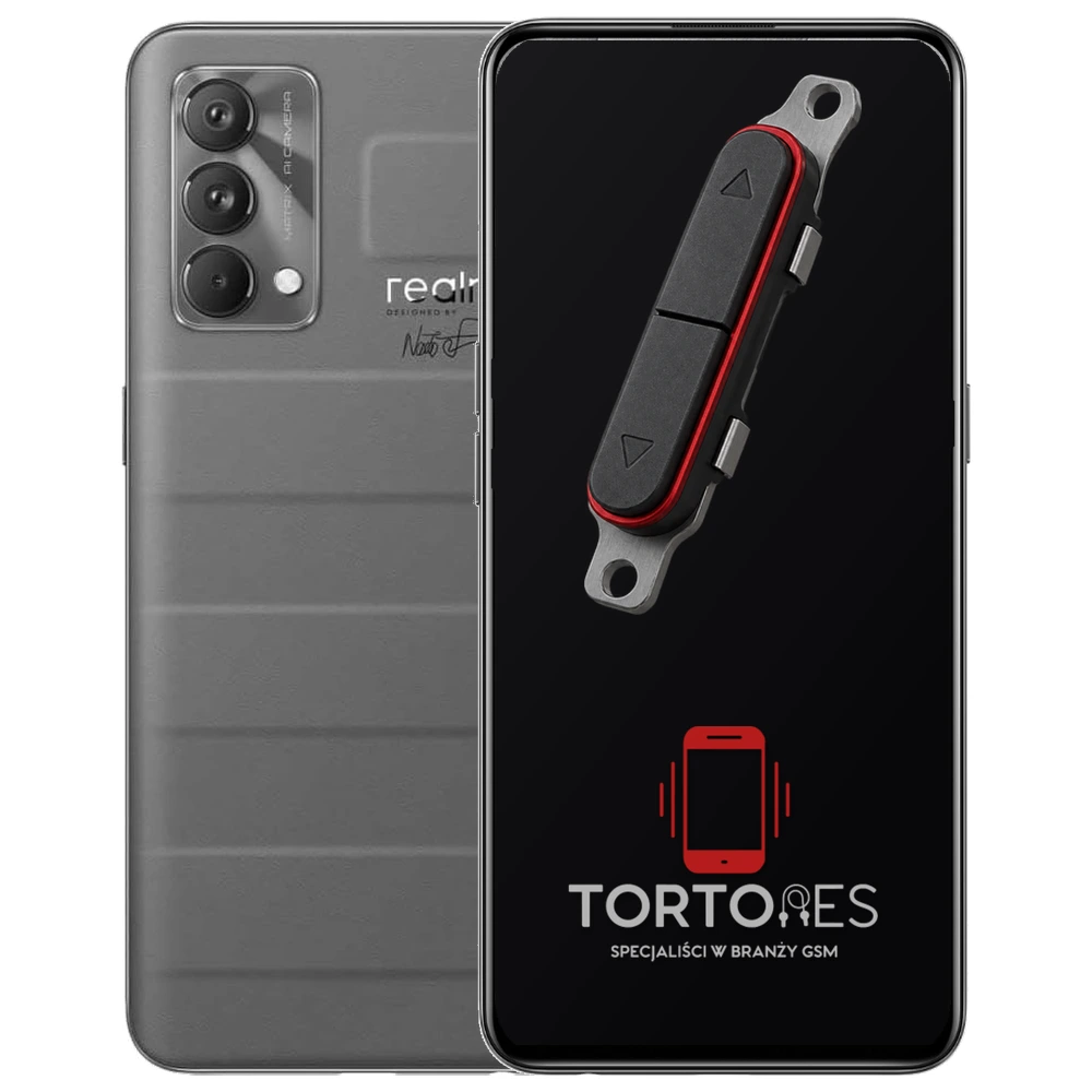 Realme GT Master Edition z symbolem przycisków - naprawa przycisków włączania i głośności