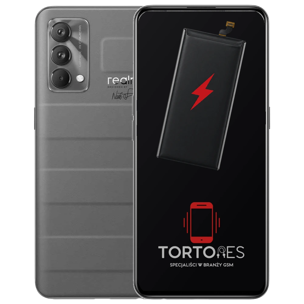 Realme GT Master Edition z ilustracją baterii - wymiana baterii