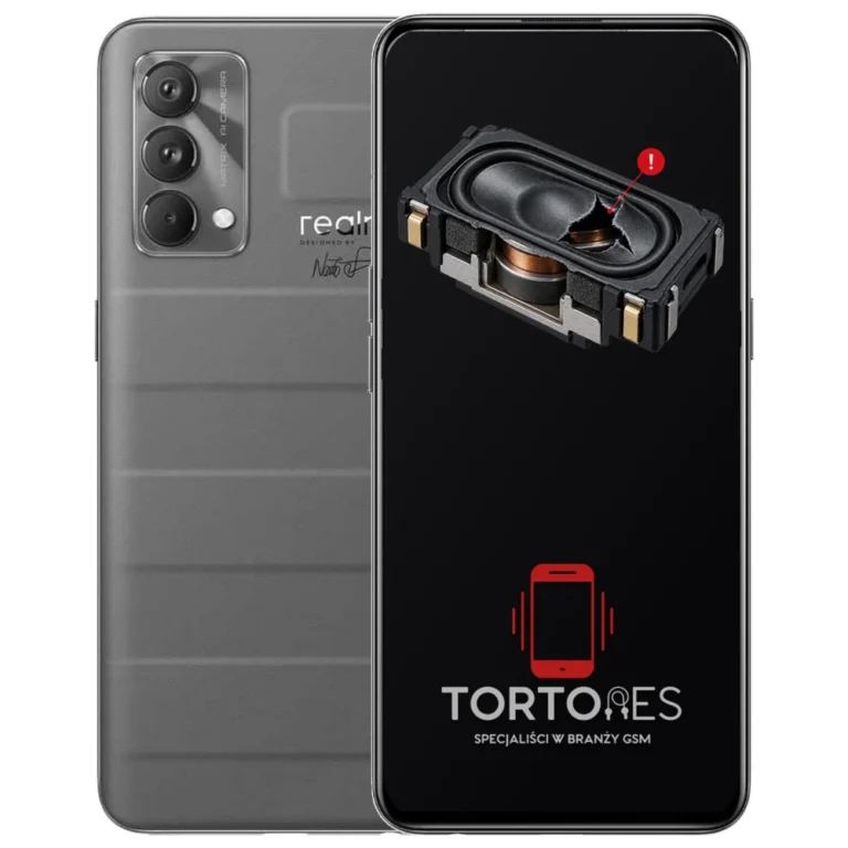 Realme GT Master Edition z symbolem głośnika multimedialnego - wymiana głośnika multimedialnego
