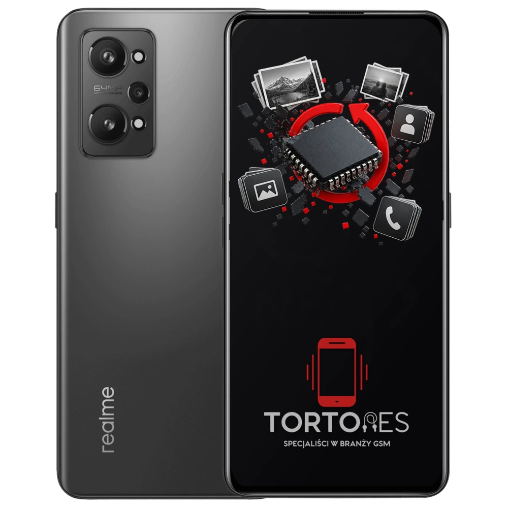 Realme GT Neo 2 z ilustracją odzyskiwania danych - odzyskiwanie danych