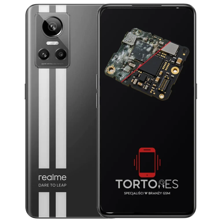 Realme GT Neo 3 150W z ilustracją zalania - czyszczenie po zalaniu