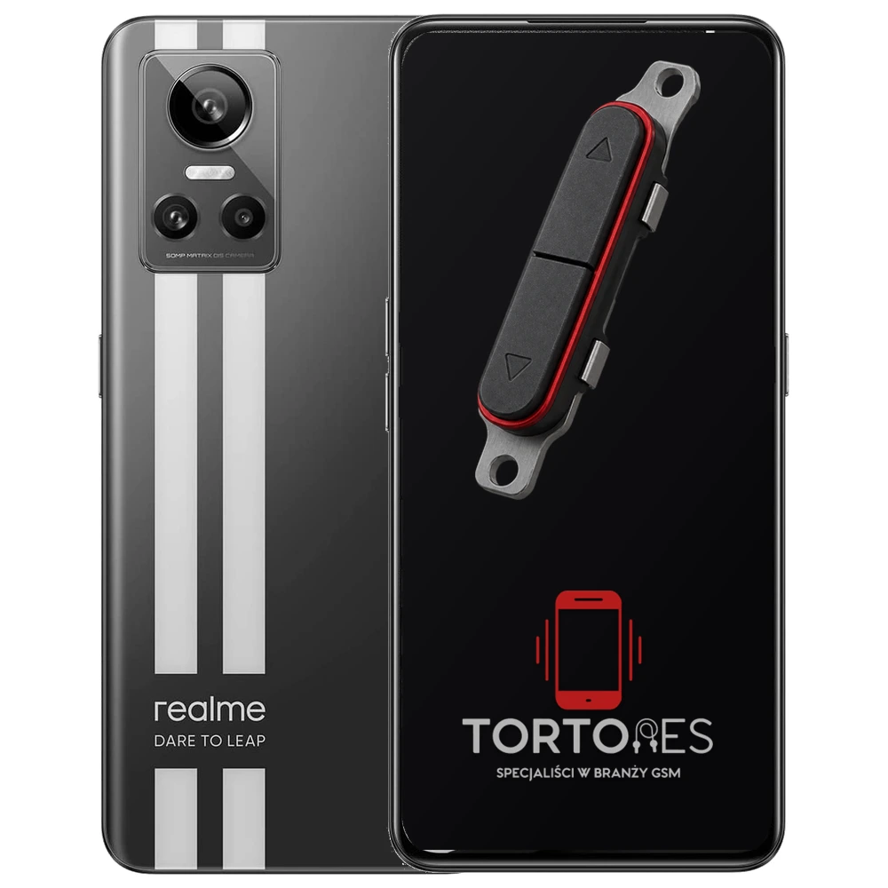 Realme GT Neo 3 150W z symbolem przycisków - naprawa przycisków włączania i głośności