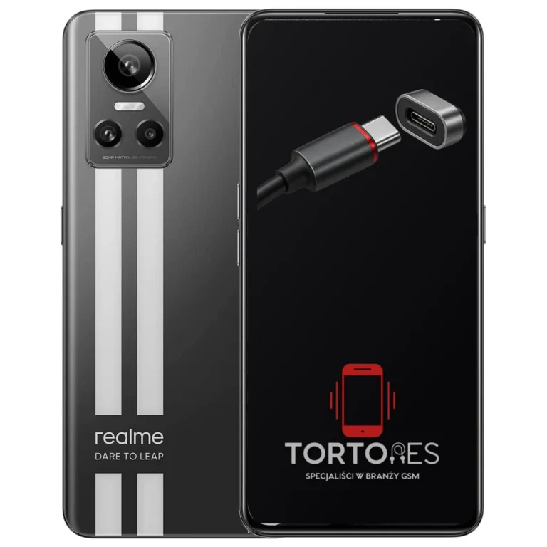 Realme GT Neo 3 150W z ilustracją złącza ładowania - naprawa złącza ładowania