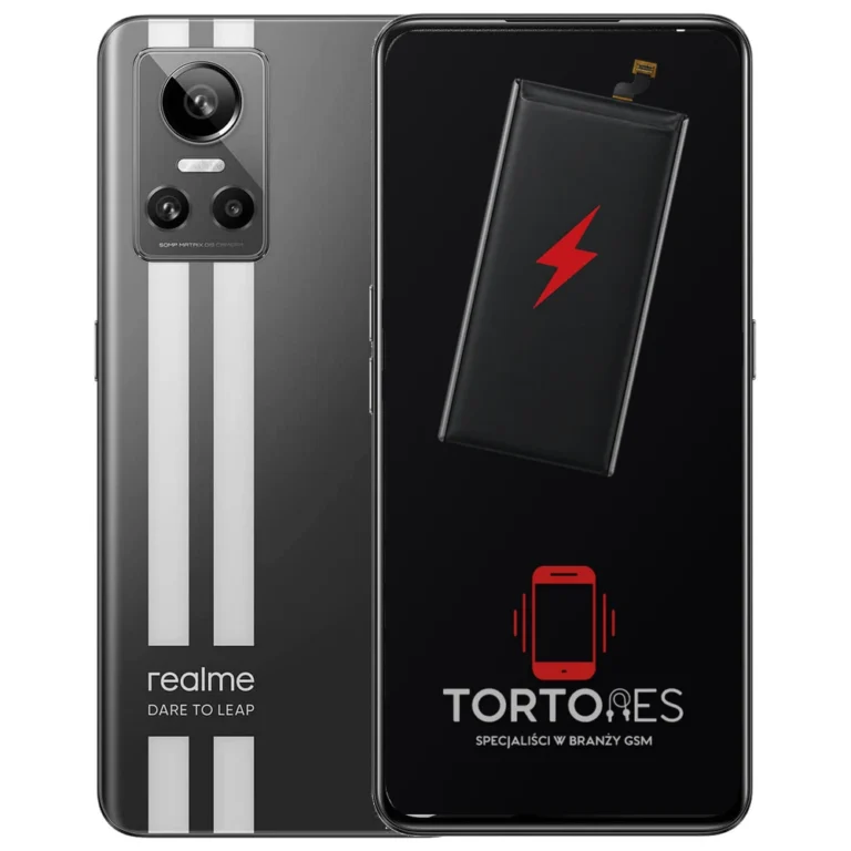 Realme GT Neo 3 150W z ilustracją baterii - wymiana baterii