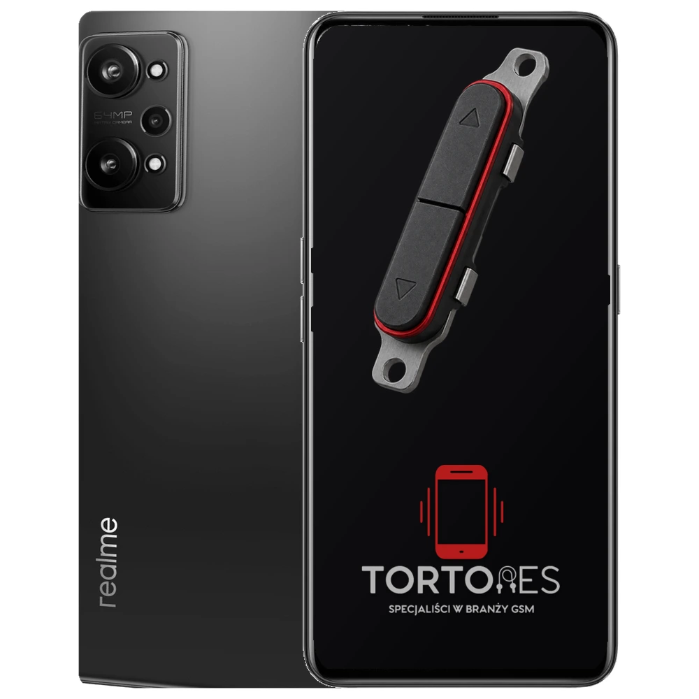Realme GT Neo 3T z symbolem przycisków - naprawa przycisków włączania i głośności