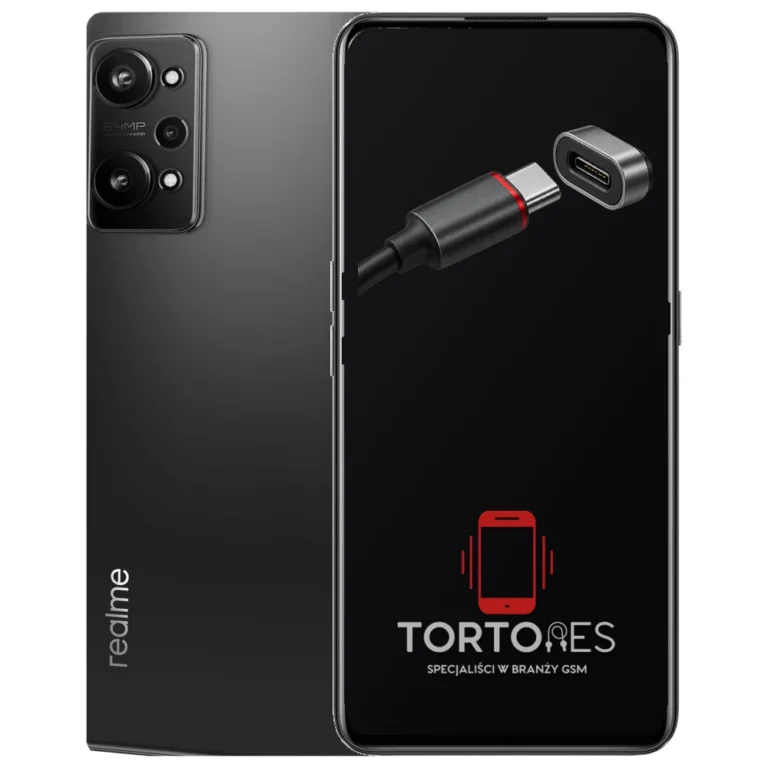 Realme GT Neo 3T z ilustracją złącza ładowania - naprawa złącza ładowania