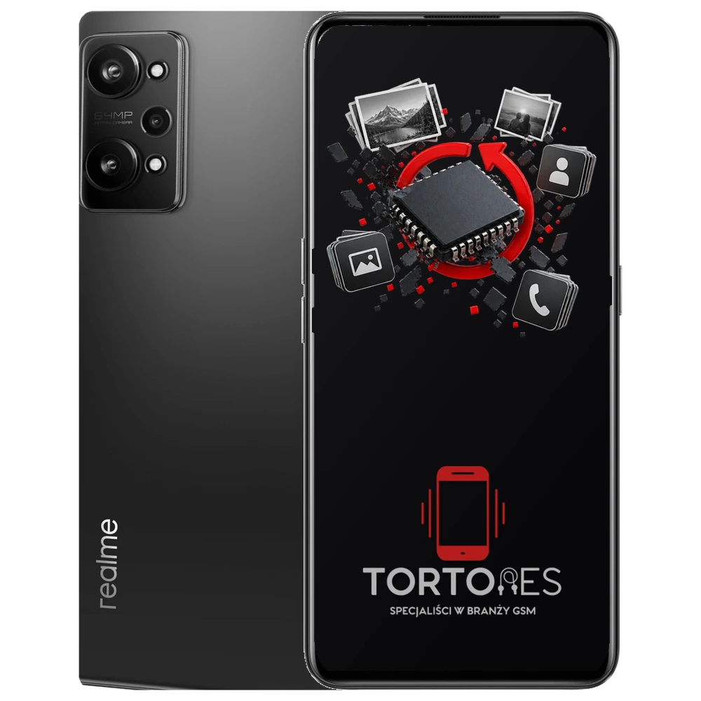 Realme GT Neo 3T z ilustracją odzyskiwania danych - odzyskiwanie danych
