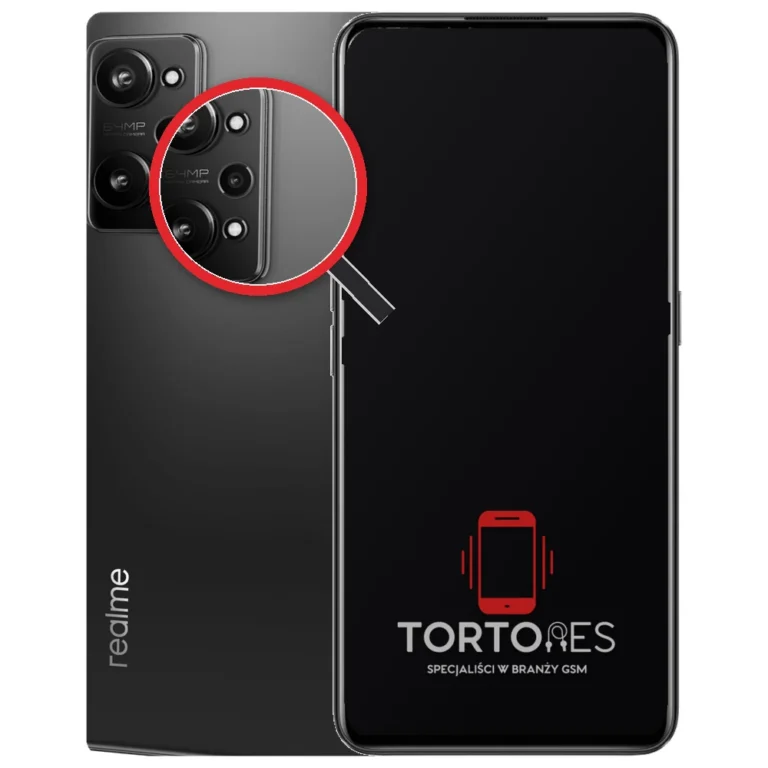 Realme GT Neo 3T z lupą na tylnych aparatach - wymiana tylnej kamery