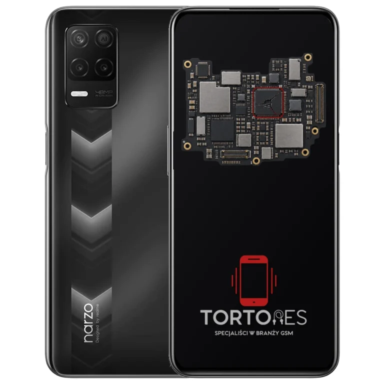 Realme Narzo 30 5G z ilustracją płyty głównej - naprawa płyty głównej