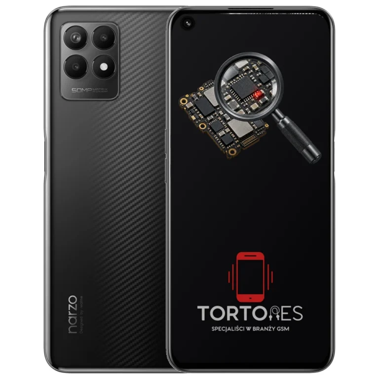 Realme Narzo 50 4G z symbolem diagnostyki - diagnoza telefonu