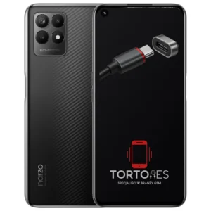 Realme Narzo 50 4G z ilustracją złącza ładowania - naprawa złącza ładowania