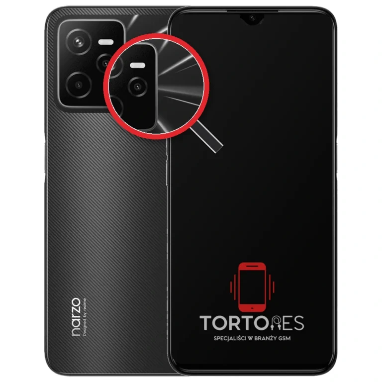 Realme Narzo 50A Prime z lupą na tylnych aparatach - wymiana tylnej kamery