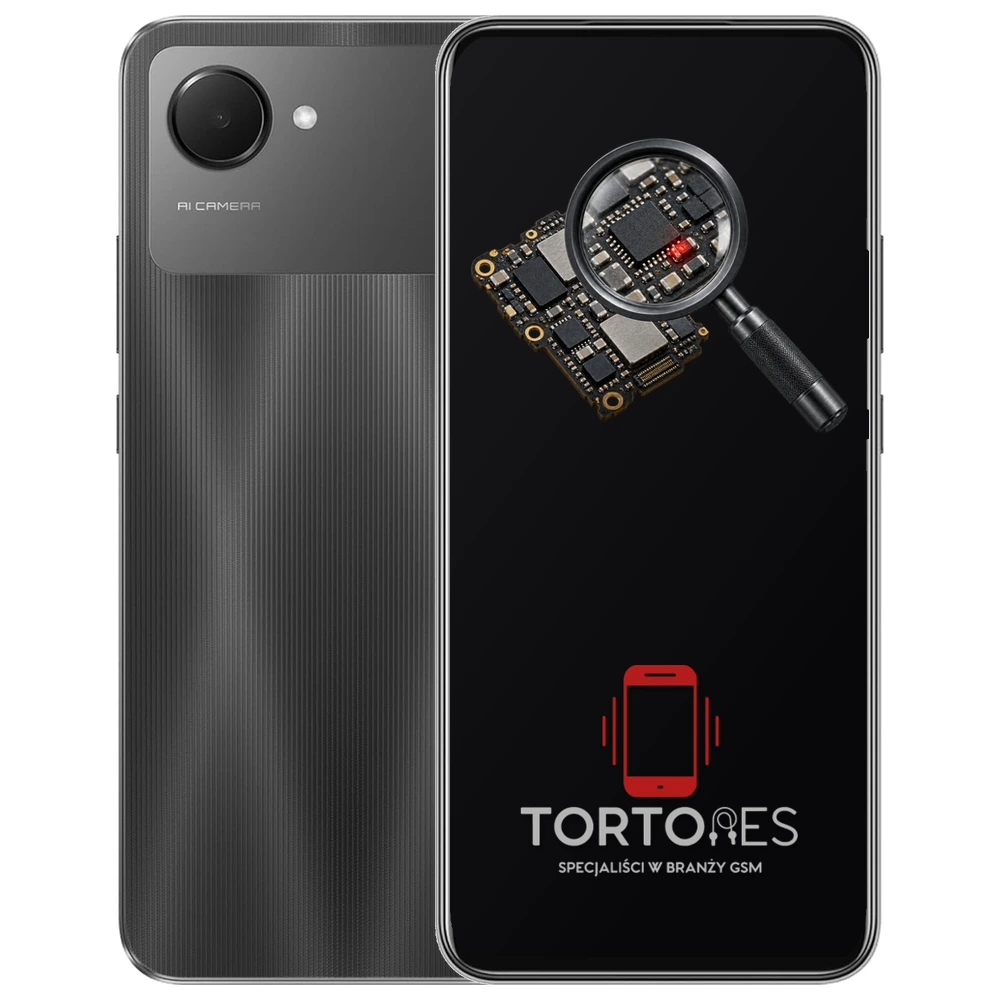 Realme Narzo 50i Prime z symbolem diagnostyki - diagnoza telefonu