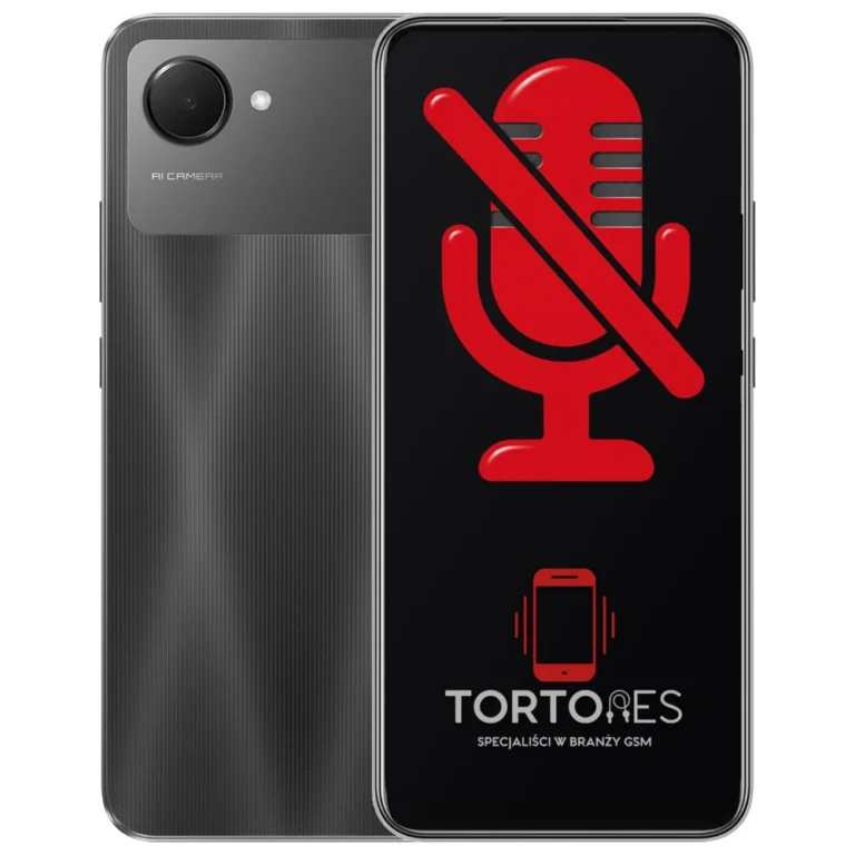 Realme Narzo 50i Prime z symbolem mikrofonu - naprawa mikrofonu