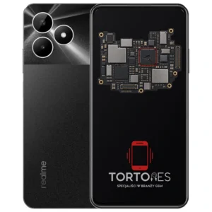 Realme Note 50 z ilustracją płyty głównej - naprawa płyty głównej
