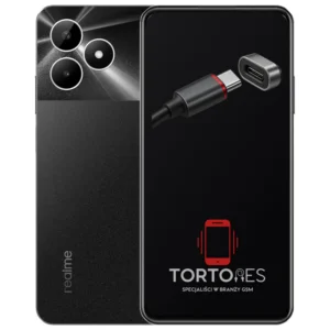 Realme Note 50 z ilustracją złącza ładowania - naprawa złącza ładowania