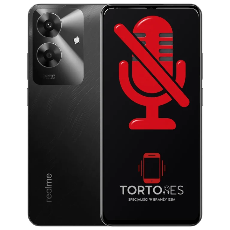 Realme Note 60 z symbolem mikrofonu - naprawa mikrofonu