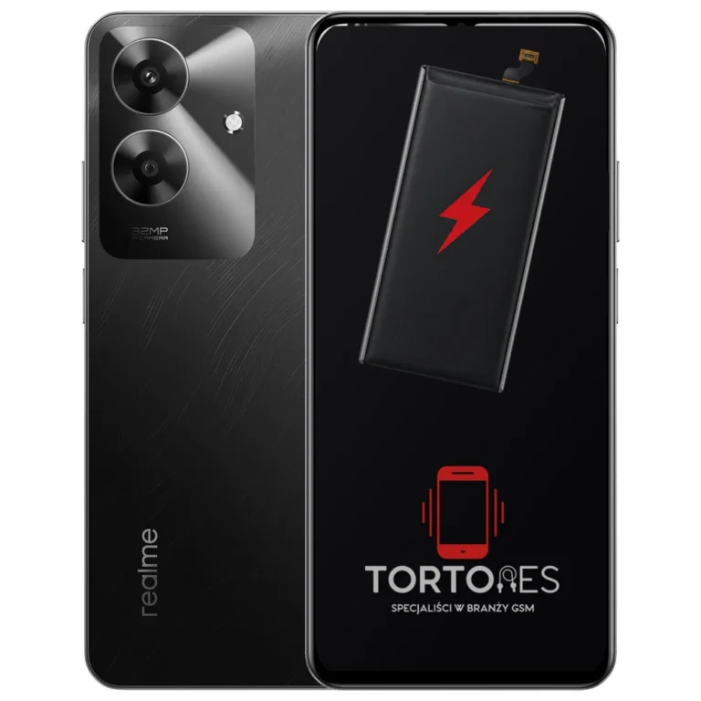 Realme Note 60 z ilustracją baterii - wymiana baterii