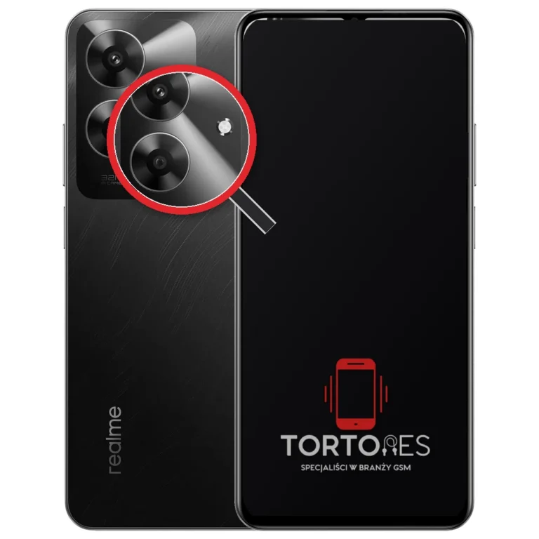 Realme Note 60 z lupą na tylnych aparatach - wymiana tylnej kamery