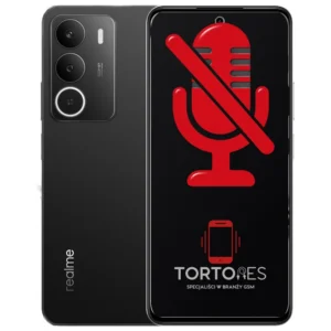 Realme P3 Lite z symbolem mikrofonu - naprawa mikrofonu