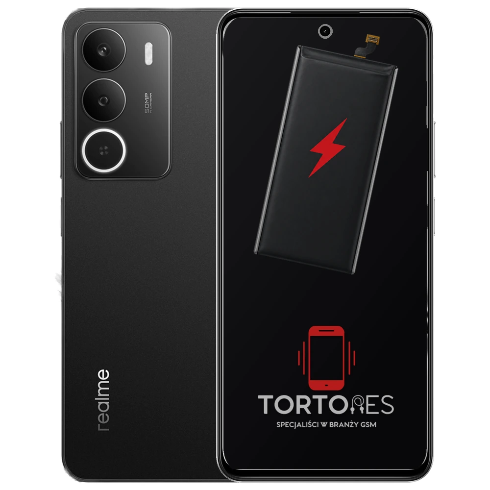 Realme P3 Lite z ilustracją baterii - wymiana baterii