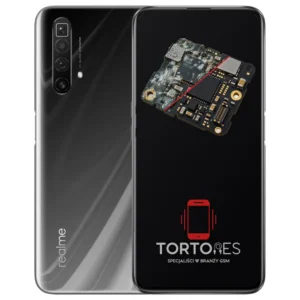 Realme X3 SuperZoom z ilustracją zalania - czyszczenie po zalaniu