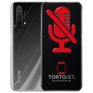 Realme X3 SuperZoom z symbolem mikrofonu - naprawa mikrofonu