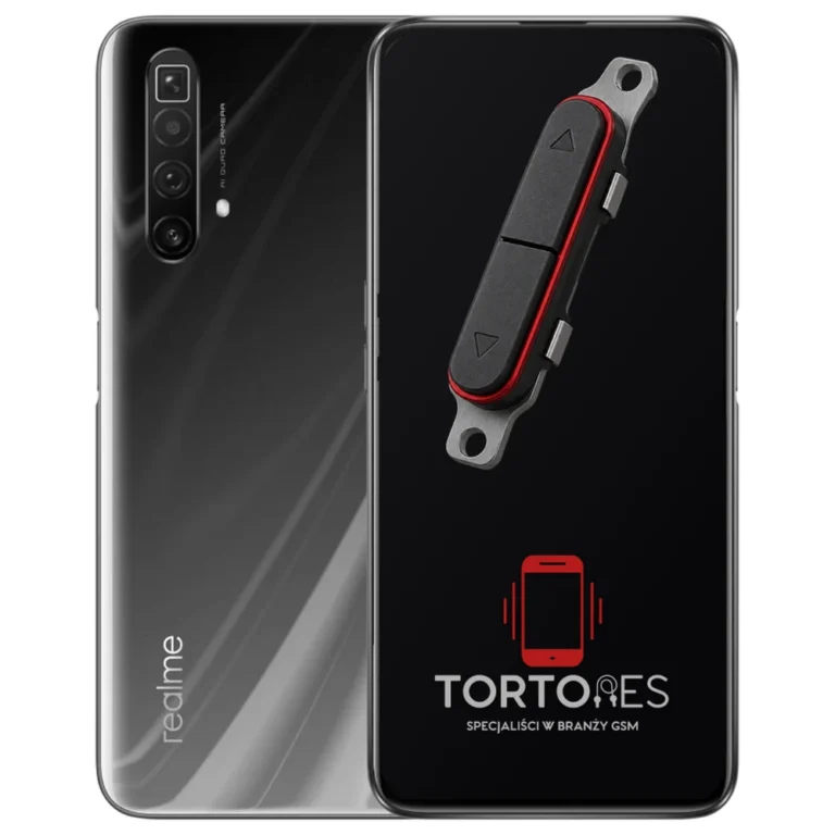 Realme X3 SuperZoom z symbolem przycisków - naprawa przycisków włączania i głośności