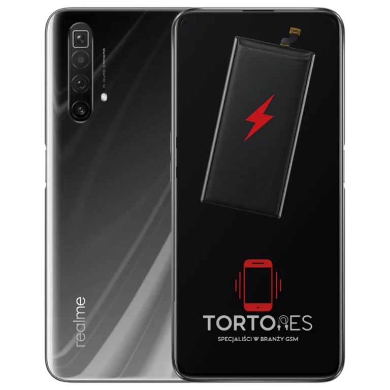 Realme X3 SuperZoom z ilustracją baterii - wymiana baterii